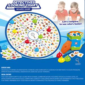 Mesa de coordinación mano-ojo para niños, juego de rompecabezas, juguete, accesorios educativos para fiestas, entrenamiento de introspección, <span class=keywords><strong>detectives</strong></span>, tabla de mirar, <span class=keywords><strong>juegos</strong></span> de mesa - Product Image 2