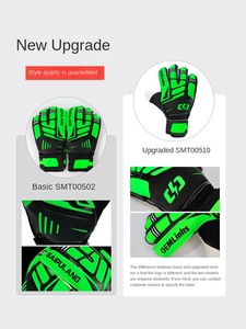 Guantes de Portero de Fútbol LBX Sports en Oferta, Unisex, sin Cierre, de Goma Flexible, con Protección para los Dedos, Antideslizantes - Product Image 2