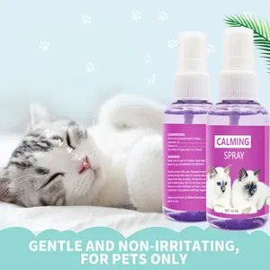 Spray calmante naturale biologico da 60ml/100ml per cani e gatti con olio essenziale per animali domestici