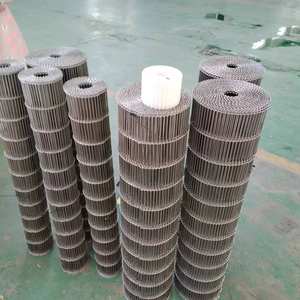 Kızartma soğutma bandı pişirmek için yassı paslanmaz çelik esnek konveyör bant - Product Image 3