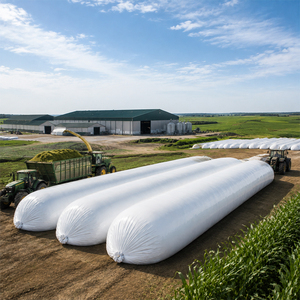 Sac en plastique pour ensilage de grande capacité, sac anti-déchirure pour le stockage de l'ensilage, pour l'alimentation des bovins et des moutons - Product Image 4