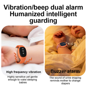 Alarma Inalámbrica para Enuresis Nocturna para Niños y Niñas, Detector de Orina Recargable con Vibración y Zumbador, Detector de Alta Sensibilidad - Product Image 5