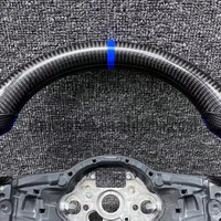 Volant de voiture en cuir carbone de qualité supérieure pour Volkswagen R-line Passat Golf Jetta Tiguan Polo Bora Arteon 2010-2025