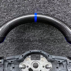 Volant de voiture en cuir carbone de qualité supérieure pour Volkswagen R-line Passat Golf Jetta Tiguan Polo <span class=keywords><strong>Bora</strong></span> Arteon 2010-2025 - Product Image 5