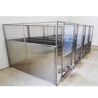 Nieuwe Wandeling In Hondenkennel Grote Openlucht Boarding Kennels Zware Hondenrennen Dierenasiel