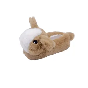 Winter Indoor Slippers Cute Bunny Design Girls Ladies Plush Slippers