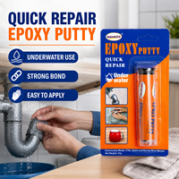Mastic époxy à forte adhérence, durcissement rapide, imperméable, résistant à la chaleur, réparation facile, polyvalent pour le travail du bois, du métal et du plastique