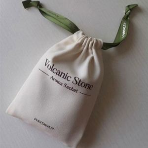 Custom Cotton Drawstring Cosmetic Bags Makeup Bag <b>Storage</b> Pouch Jewelry Packaging Gift Reusable - Product Image 3