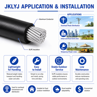 XLPE-Isoliertes Industrielles 1KV/10KV ABC-Luftkabel Aluminium JKLYJ-Kabel 70mm2 150 185 240