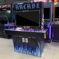 Machine de jeu d'arcade à pièces de monnaie de 32 pouces Street Fighter Multilingue (espagnol japonais anglais) Résistant aux intempéries WiFi Bois HB