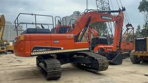 Doosan เครื่องขุดตีนตะขาบเครื่องยนต์ดีเซล30ตัน DX300LC-9มือสองพร้อมมอเตอร์ & ปั๊มสำหรับอุปกรณ์ก่อสร้าง - Product Image 4