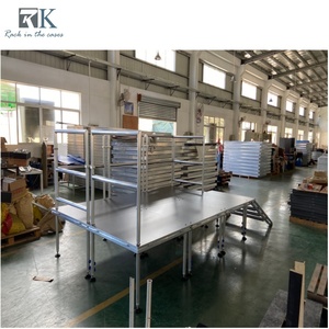 Wholesale Plywood Portable Mobile Modular Rectangle Stage <b>Platform</b> System Screw Connection Customizable Dimensions - Product Image 2