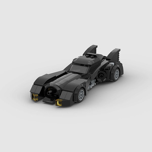 Compatible for Brand <strong>Bricks</strong> <strong>Bat</strong> Mobile Racing Car Assembly ABS Plastic Construction Building Block Toy - Product Image 5