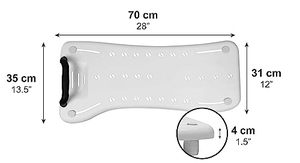 Dimensioni regolabili 42-66cm panca <span class=keywords><strong>vasca</strong></span> con manico PP materiale trasferimento panca <span class=keywords><strong>da</strong></span> <span class=keywords><strong>bagno</strong></span> per adulti - Product Image 6