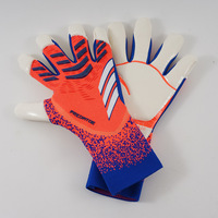 Gants de gardien de but de football unisexes - Latex professionnel respirant antidérapant à enfiler pour le football avec une prise puissante