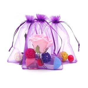 Nuevas Bolsitas de Malla para Joyería con Cordón, Bolsas de Organza Doradas Transparentes para Regalos, Dulces, Recuerdos de Boda, Navidad - Product Image 4
