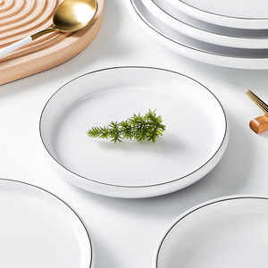 Xiangyuan Meiyuan round commercial hotel restaurant <b>plates</b>, imitation porcelain <b>plates</b>, cold dish <b>plates</b>, <b>melamine</b> tableware - Product Image 2