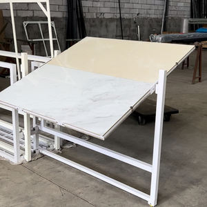 Expositor de azulejos grande de 600x1200, soporte extraíble de empuje deslizante, estante de exhibición de metal - Product Image 6