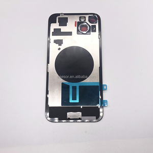 Cubierta Trasera <span class=keywords><strong>de</strong></span> Cristal y Placa Metálica con Lente <span class=keywords><strong>de</strong></span> Cámara para <span class=keywords><strong>iPhone</strong></span> <span class=keywords><strong>14</strong></span> 15 16 17 Pro Max, Pieza <span class=keywords><strong>de</strong></span> Reparación <span class=keywords><strong>de</strong></span> Carcasa Trasera Agrietada - Product Image 5