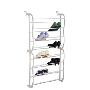 Easy Install Back Hanging <b>Storage</b> Organizer Over the Door Metal <b>Shoe</b> Display Rack <b>Space</b>-<b>saving</b> <b>Shoe</b> Rack - Product Image 1