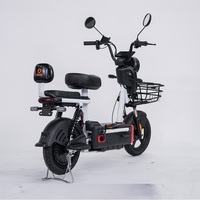 Bicicleta eléctrica de Ciudad Electrónica inteligente de 48V y 500W para adultos, modelo Popular de caramelo con pedales y Motor sin escobillas, bicicleta Candy E