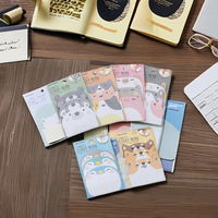 Note autocollante Note de message Forme animale Bloc-notes auto-adhésif Forme irrégulière Autocollant décoratif personnalisable