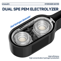 PHYFLOW Gobelet d'eau riche en hydrogène à double cœur, auto-nettoyant, USB, à poser sur comptoir, 2L, 3000PPB, basse fréquence, avec logo personnalisé, cadeau de Noël