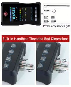 Contrôleur d'affichage portable Instrument de mesure de force Compteur de force de poussée et de traction Capteur externe Cellule de charge Indicateur - Product Image 3