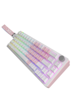 Nouveau clavier mécanique russe 68 touches avec bouton rotatif RGB, éclairage cyrillique, hot-swappable, USB, pour ordinateur de bureau