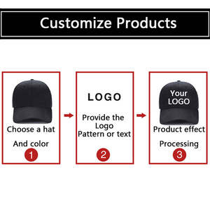 Casquettes de baseball personnalisées avec logo brodé IDEA GIFT, casquettes de camionneur en gros, casquettes de camionneur unies à 5 panneaux, imperméables, noires pour homme - Product Image 4