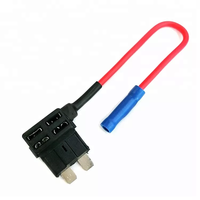 Kit de câblage pour dashcam ATO/ATC ACU, support de fusible à lame avec circuit ajouteur, fil rouge 16AWG