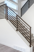 Modernes Design Aluminium Treppen Handlauf Balkon & Treppen Balustrade für die Villa