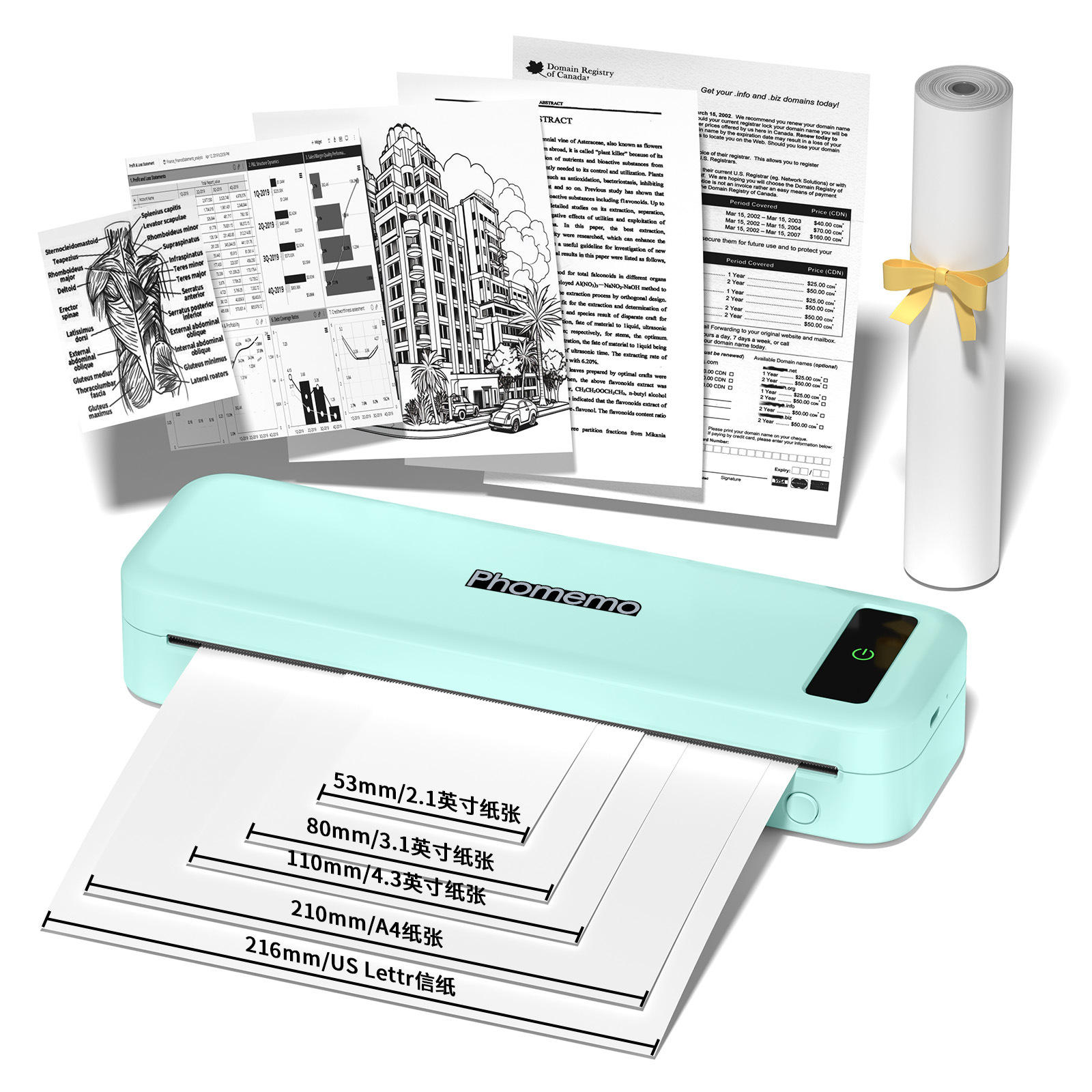 M835สีเขียว-รุ่น A4-210มม