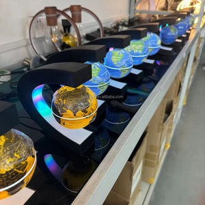 Lampu levitasi magnetik bentuk C, levitasi magnetik berputar cahaya dunia untuk hadiah promosi - Product Image 1