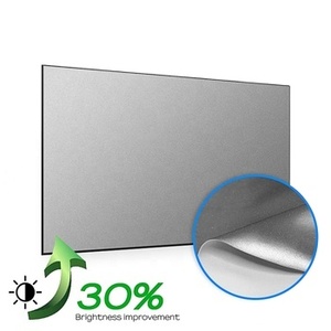 Pantalla de Proyección Plegable AUN de 100'', 120'', 130'' 16:9 de PVC para Interiores, Montaje en Pared, para Reuniones de Oficina, ALR 100 - Product Image 1