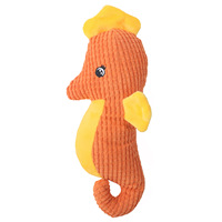 Jouet à mâcher personnalisé en peluche pour chien, animaux marins, hippocampe, jouet à mâcher pour animaux de compagnie, accessoire pour chien d'intérieur