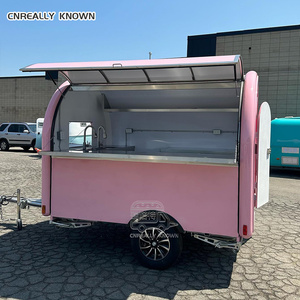 Remolque pequeño OEM, cocina móvil en venta, carrito de pizza, café, helados, camión de comida - Product Image 2