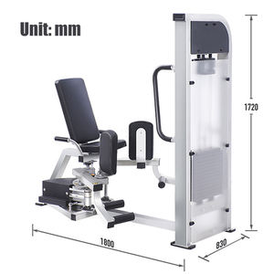 Équipement de fitness commercial : Appareil de musculation des cuisses internes et externes à charges guidées - Product Image 4