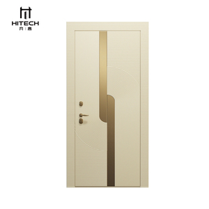 HiTech-US ประตูหมุนทางเข้าแบบกำหนดเองประตูสแตนเลสแบบร่วมสมัยประตูด้านนอกแบบเดี่ยวขนาด36นิ้ว - Product Image 4