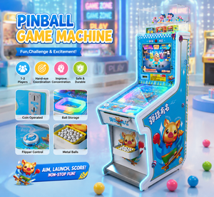 Machine d'arcade <span class=keywords><strong>de</strong></span> flipper pour centre <span class=keywords><strong>de</strong></span> divertissement familial, commerciale, à monnayeur, jeu <span class=keywords><strong>de</strong></span> rédemption <span class=keywords><strong>de</strong></span> billes - Product Image 3