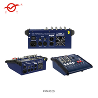 Petit mélangeur de son audio mélangeur 4 canaux console de mixage professionnelle effet dsp USB BT