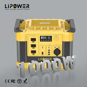 Lipower energy storage system batteria agli ioni di litio 1110WH 1000W generatore portatile della stazione di energia solare per il campeggio all'aperto