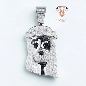 Top Quality Certified Moissanite Diamond Pendant Necklace 925 Silver Elegant Jewelry for Anniversary Available At Best Price - Product Image 4