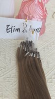 Extensions de cheveux humains Remy 100% vietnamiennes en micro-boucles, double trame, personnalisables (emballage et logo), haute qualité, vente en gros