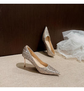 Zapatos de Tacón Ultra Alto de Moda para Mujer, Sandalias con Punta Abierta y Correa de Cuero Patentado para el Verano, Sexy para Discoteca - Product Image 5