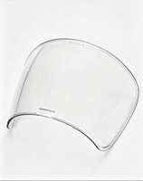 Visière de casque de moto EM/ODM, lentille PC haute clarté et durable pour casque intégral, accessoires de moto