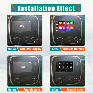 Interfaz Multimedia Inalámbrica Apple CarPlay <span class=keywords><strong>para</strong></span> Opel Vivaro 2014-2018, Navegación con Cámara de Reversa, Android Auto - Product Image 3
