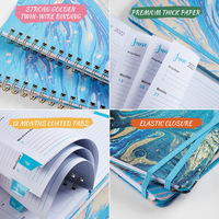 Carnet de notes A5 spirale personnalisé, design exquis, agenda hebdomadaire, liste de tâches, planificateur, impression de logo personnalisée