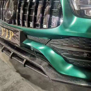 GLC300 X253 GLC43 parachoques delantero labio GLC250 fibra de carbono parachoques delantero labio COUPE TOPCAR estilo para Mercedes GLC 2020 + - Product Image 2