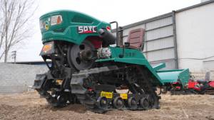 Trattore Cingolato Mini da 80 CV Direttamente dalla Fabbrica, Macchinario Agricolo Cinese Usato, Trattore Rotante per Fattoria in Offerta, Nuovo a Buon Prezzo - Product Image 5